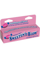 Sweeten D Blow Flavored Oral Pleasure Gel 1.5oz - Bubblegum