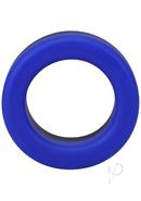 Rock Solid The Big O Silicone Cock Ring - Blue/black