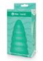 B-vibe Twist Textured Rechargeable Silicone Anal Plug - Green
